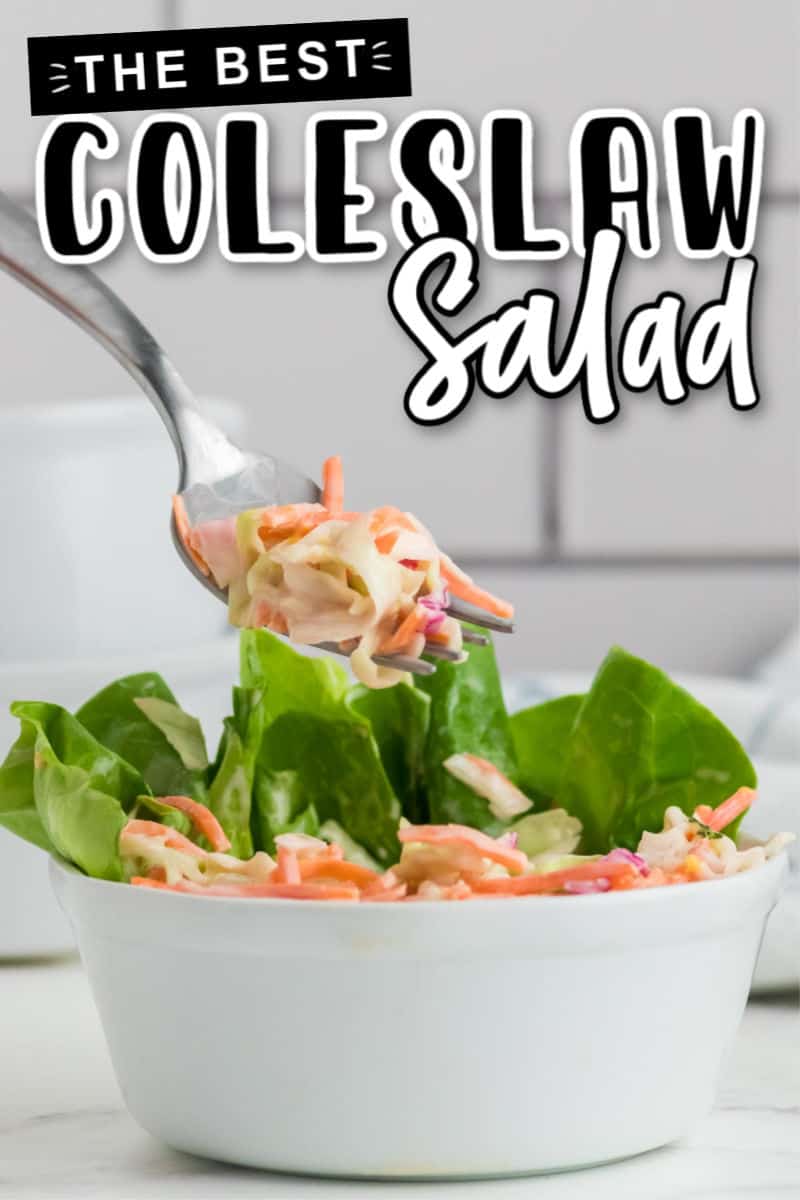 This classic creamy, crunchy coleslaw is hands down one of the best simple side dishes. Crispy coleslaw is topped with a creamy sweet and tangy dressing. Simple and delicious #cheerfulcook #sidedish #coleslaw #cabbage #dutch #koolsa via @cheerfulcook